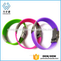 Customized Metal Silicone Qr Code Id Bracelet
